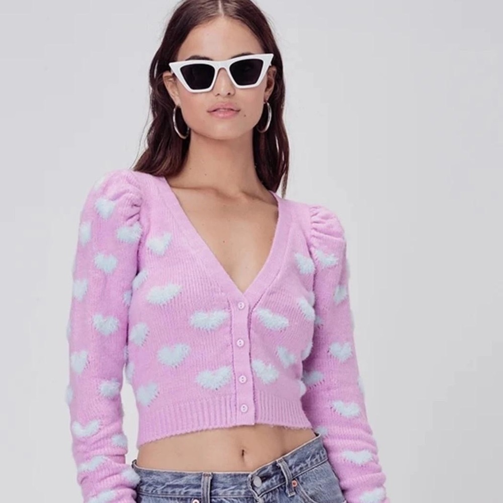 For Love & Lemons Cropped Cardigan